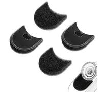 4pcs for Insta360 GO 3 & GO 3S Mic Wind Muff, Black Wind Noise Reduction Cover, Microphone Windshield Replacement Windscreen Cover, Professional Video Accessories Compatible with Insta360 GO 3 & GO 3S