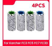 4Pcs for Karcher FC3/FC5/FC7 Vacuum Roller Brush Set
