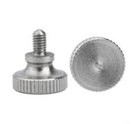 4pcs For M3 304 SS Thumb Screw with Knurled Head for Glass Enclosure Installation and High-Pressure Mechanical Clamping Needs (M3x5)