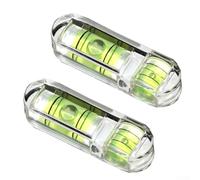 4pcs for mini for spirit Level Bubble Vials for PTZ Camera Precision Tilt Adjustment Horizontal Vertical Green Yellow 29mm Acrylic Glass
