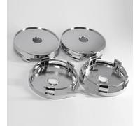 4PCS, For OD 60mm,ID 58.5mm Hub Centre Caps Waterproof DustProof Rust-proof Replacement(B/Silver)