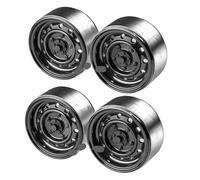 4pcs for Rc Rock Crawler Metal Wheel Rim 1.9 Inch Beadlock For 1/10 Trax/as Trx-4 Axial Scx10 90046 Tamiya Rgt Cc01 D90 D110 Tf2(Black C 4pcs)