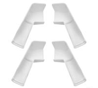 4pcs for rv Gutter Spouts 2 Left 2 Right Set 4pcs for rv Gutter(White) | Directs rain runoff, stops black streaks, fits most for rvs, for durable ABS, 4-piece set