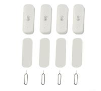 4PCS for TUYA Smart WiFi Thermometer Hygrometer Sensor, Digital Temperature Humidity Sensor Monitor Meter, Support for TUYA/Smart Life App, For Room Baby Indoor Garage