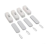 4PCS For Zigbee Temperature and Humidity Detector Wireless Indoor Sensors with Remote Monitoring and Automated Climate Control Triggers