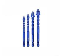 4pcs Four Flute Triangle Eccentric Drill Bits for Tile Punching and Glass Drilling, Designed for Smooth Cutting and Long Lasting Use on Various Surfaces (6+8+10+12)