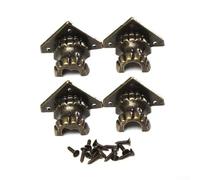 4PCS Four-Sided Support Feet For Wooden Box And Jewelry Storage Cabinet With Classic Retro Appearance(S)