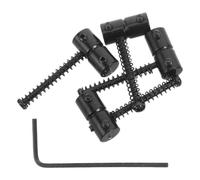 4pcs Four-string Electric Bass Guitar Bridge Piece String Retainer | Secure String Holding and Intonation Adjustment, Fits Bass Strings, for Gig Prep and Studio Recording