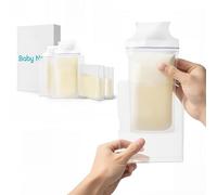 4Pcs Freeze Flat Breastmilk Storage,Space Saving Breast Milk Storage Containers for Fridge, 3-6oz Breastfeeding Bag Organization Solution Freezer Bag Holder