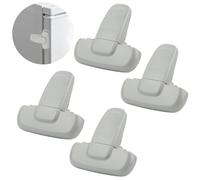 4Pcs Fridge Freezer Door Lock for Kids Home Child Proof Refrigerator Freezer Door Lock No Tools Required Baby Safety Refrigerator Latch Lock to Keep Door Closed Easy Installation