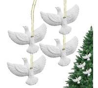 4PCS Friendship Turtle Doves Christmas Tree Decorations, Turtle Doves Hanging Ornament for Home Decoration, A Symbol Of Forever Friends