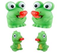4PCS Frog Squishy, Dinosaur Squishy, Small Items for Relaxation And Leisure, Attractive Desktop Ornaments