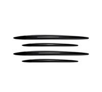 4PCS Front Bumper Splitter Side Spoiler Air Vent Trim For GLC Class X254 GLC260 GLC300 AMG 2023 2024(Glossy Black)