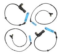 4Pcs Front+Rear Car Wheel Speed Sensor For Bmw E46 316 318 320 330 Z4 E85 E86 34526752681 34526752682 34526752683 Rot Speed Sensor