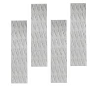 4pcs Front Traction Pad Non-Slip Deck Grip Mat Replacement Non-Slip Tail Surf Board Surfboard Deck Traction Pads