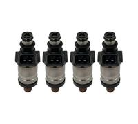 4Pcs Fuel Injector 06164-PM8-A00 Compatible with Compatible With Honda Prelude CRX Civic Accord Compatible With Acura CL Integra Compatible With Isuzu Oasis