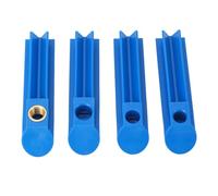 4PCS Fuel Injector Nozzle Flush Cleaner Adapter Universal Cleaning Tool Kit Set for Car Motorcycle