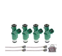 4PCS Fuel Injector Nozzle Petrol Injection 01F023 for 1007 for 206+ for 207 for Bipper for C2 for C3 Nemo 9655833580 H75117167