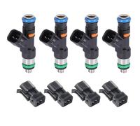 4pcs Fuel Injectors Compatible with 1999-2005 A4 Quattro 1.8T 20V 0280158117 550CC 0280158298 52lb Parts Auto Adapters