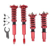 4PCS Full Coilover Suspension Lowering Kit Adjustable Height Compatible With Prelude 1992 To 2001 Model Fits AP01