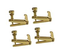 4Pcs Full Size Violin Tuner 4/4-3/4 Standard Size Adjuster Parts Violin Fine Tuners Violin Finger Guides Fine Tuners