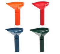 4pcs Funnel Shaped Coin Counter for Dimes and Pennies Plastic