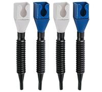 4Pcs Funnels for Automotive Use, Retractable Oil Funnel Plastic Snap on Car Funnel for Oil Change Flexible Draining Tool for Diesel Petrol Gasoline Fuel Water