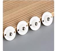 4Pcs Furniture Casters Wheels Self Heavy Duty Pulley Stainless Steel Strong Load-Bearing Universal Wheel 360° Rotation
