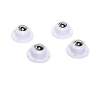 4Pcs Furniture Casters Wheels Self Heavy Duty Pulley Stainless Steel Strong Load-Bearing Universal Wheel 360° Rotation