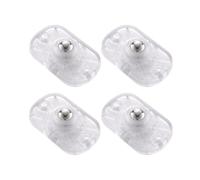 4PCS Furniture Moving Casters Soundproof Durability ABS Stainless Steel Base Quiet Rollers Suitable For Home Office Use Multifunctional Furniture Caster