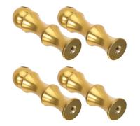 4pcs Furniture Post End Cap Connector for Glass Railing, Golden