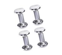 4Pcs Furniture Stability Enhancers with Adjustable Height Rustproof Metal Bed Leg Stabilizers Headboard Stoppers Telescopic Sofa Legs