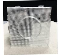 4PCS Fuse Bead Boards, 2.6mm Square Pegboards Plastic Transparent PegBoards Template Beads Pegboard