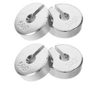4pcs G Slotted Mass Disc for Physics Class and Lab Experiments