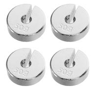 4pcs G Slotted Mass Disc for School Physics Experiments in Iron