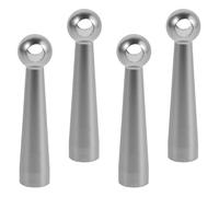 4pcs Gallery Shelf Rail Connector Metal Post End Cap for Cabinets