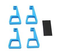 4pcs Game Console Horizontal Stand, Prevent Slip Cooling Feet Console Heightening Bracket, Simple Feet for Pro (Blue)