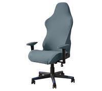 4pcs Gaming Chair Covers With Armrest Spandex Splicover Office Seat Cover For Computer Armchair Protector Gamer Party (Color : Grey Blue, Size : One Size)