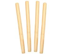 4pcs Garden Fork Handle Hardwood Wood Replacement Grip for Farm Tools