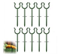 4Pcs Garden Hose Guide Stakes,3/4" Heavy Duty Plastic Garden Hose Holder Brackets,Outdoor Hose-Guide Tool for Support Stakes