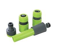 4PCS Garden Hose Pipe Connector Fitting Set-1/2” Garden Watering Tap Quick Connect Fittings- Tap Adapter for Watering Systems