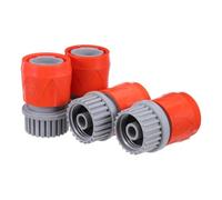 4pcs Garden Hose Quick Connector 1/2 Inch Pp Universal Water Shutoff