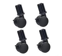 4pcs Gas Grill Caster Wheel Replacement Parts - Compatible with for Weber for Genesis for Summit (6414, 306414), Locking Swivel Casters