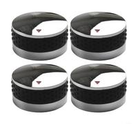 4Pcs Gas Grill Control Switch Knobs, Barbecue Control Knobs Replacement Rotating Switch For BBQ Parties Chrome Plated Finish(58mm)