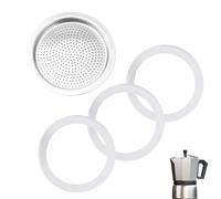 4PCS Gasket for 6 Cup Espresso Maker Durable Silicone Replacement Stove Top Espresso Maker Seal Compatible 6 Cup Gasket for Bialetti Stovetop Coffee Maker Espresso Machine Accessories Set