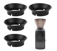 4pcs Gasket Replacement for Baratza Encore Grinder, Silicone Coffee Grinder Gasket Coffee Replacement Ring for Baratza Virtuoso Coffee Grinder & Electric Conical Burr Coffee Grinder(Black)