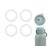 4pcs Gasket Replacement for Momcozy Baby Bottle Warmer, Clear Silicone Portable Seal Ring Compatible with Momcozy 17oz Bottle Warmer