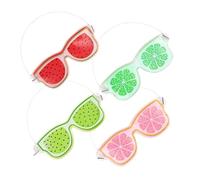 4pcs Gel Ice Eye Mask Pvc for Eye Fatigue Relief at Home