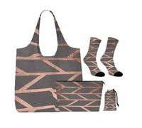 4Pcs Geometric Copper Wallpaper Gifts for Women Girls Geometric Lover