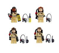 4PCS Ghost Busters Figures Ghostbusters Building Blocks Toys